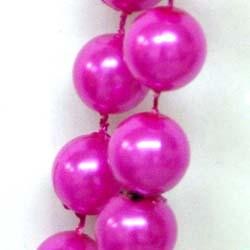 10mm 42in Hot Pink Beads