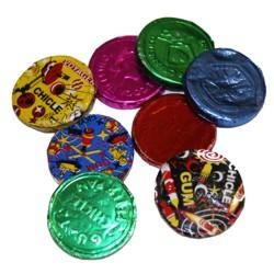 Assorted Color Bubble Gum/Coins