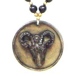 42in Ram Head Necklace
