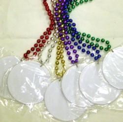 Personalized and customizable Mardi Gras necklaces and medallions