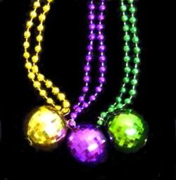 Disco Ball Medallion Necklaces