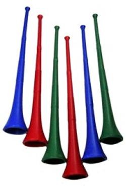 29in Collapsible Assorted Color Stadium Horns 