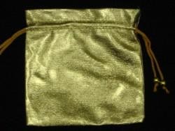 4 7/8in Golden Bag with Draw String 