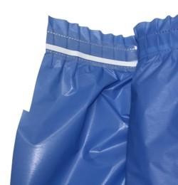 14ft x 29in Blue Plastic Table Skirts
