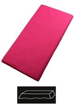 54in x 108in Hot Magenta Plastic Lined Paper Table Covers