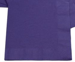 6.5in x 6.5in Purple Lunch Napkins
