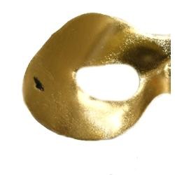 Eye Masks: Metallic Gold Lamei 