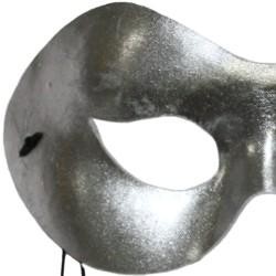 Eye Masks: Metallic Silver Lamei 