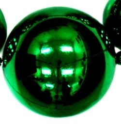Big Balls Necklace: Metallic Green