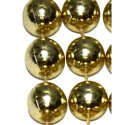 10mm 42in Metallic Gold Beads