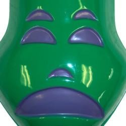 9in x 11in Green Tragedy Face Wall Masks 