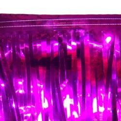 60ft x 12in Purple Metallic Fringe