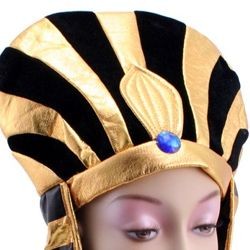Black/ Gold Pharaoh Headdress