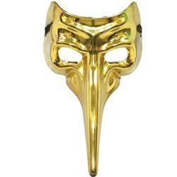Long Nose Masks: Metallic Mardi Gras Masks