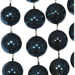 10mm 33in Metallic Navy Blue Beads