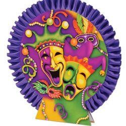 Mardi Gras Centerpieces - find ideas for decorating your party