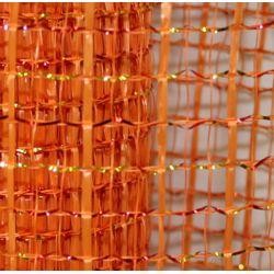21in x 30ft Metallic Orange Oasis Mesh Ribbon/ Netting