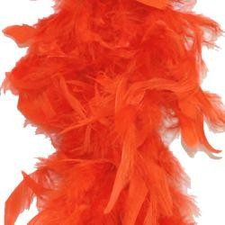 Orange Feather Boa 
