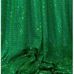 44in x 30ft Green Material w/ 3mm Spangles 