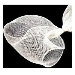 10in Wide x 30ft Long Poly Mesh Roll: Plain White