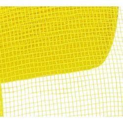 4in Wide x 75ft Long Poly Mesh Roll: Plain Yellow