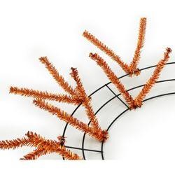 Tinsel Work Wreath Form: Metallic Copper