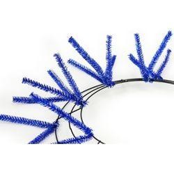 Tinsel Work Wreath Form: Metallic Royal Blue 