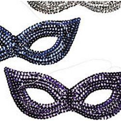 Assorted Colors Sequin Masquerade Masks