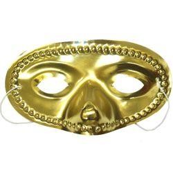 Assorted Metallic Gold or Silver Color Eye Masquerade Masks 