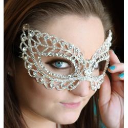Rhinestone Eye Masquerade Mask