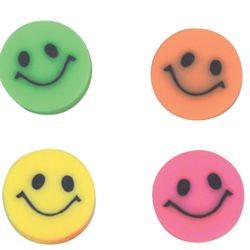 0.75in Mini Smile Eraser
