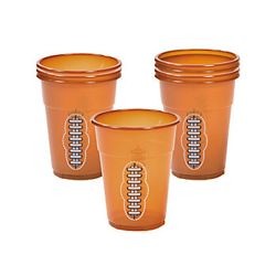 16oz Football Disposable Cups