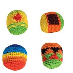2in Woven Kickball Assorted Color and Designs