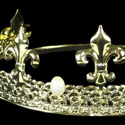 3in Gold Rhinestone Crown