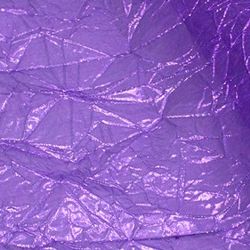 16in Wide x 30ft Long Purple Crushed Metallic Lame Fabric