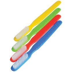 11in Assorted Colors Plastic Giant Joke Toothbrush/ Throws