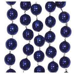 10mm 42in Dark Blue Beads