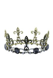 2.75in Tall Antique Style Crown with Fleur de lis Design