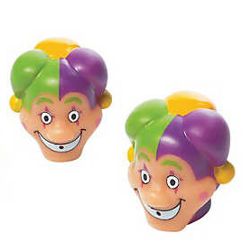 2in Tall Mardi Gras Jester Squirts