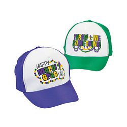 Mardi Gras Baseball Hat