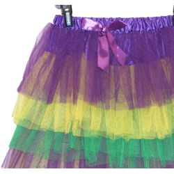 Mardi Gras Multilayered Tutu/ Skirt 