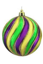 100mm Swirl Ball Ornament