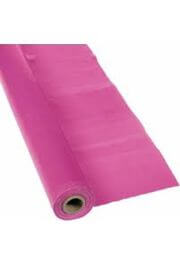 40in x 100ft Hot Pink Plastic Table Cover Roll 