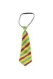 Mardi Gras Striped Neck Tie