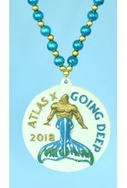 Custom Atlas Going Deep necklace and medallion