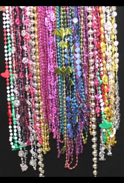 Mix of Mardi Gras Throw Beads
