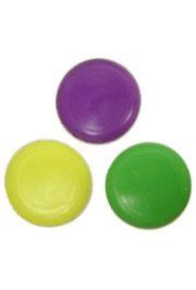 3 1/2in Purple Green Yellow Frisbee Disks
