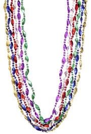 96in Metallic 6 Assorted Color Twist Bead