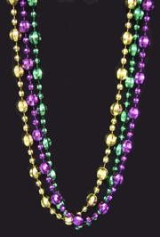 20mm 48in Metallic Purple/ Green/ Gold Disco Ball Beads