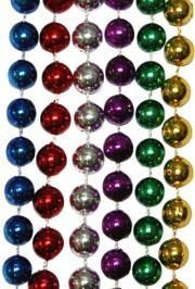 10mm 42in Assorted Color Mardi Gras Beads
